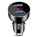 Produktbild Man9Han1Qxi 5V 3.1A Doppel-USB-Digitalanzeige-schnelles Aufladungsauto-Selbsttelefon-Tabletten-Ladegerät   Black