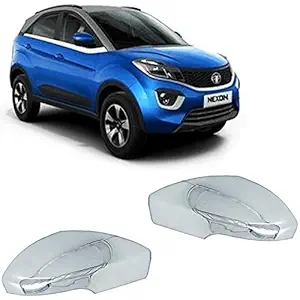 FireAxe -OWINS Exterior Chrome Accessories Mirror Cover Suitable for TATA Nexon-2017