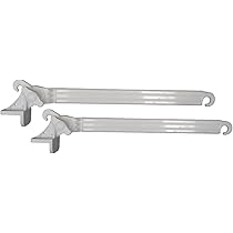 Ganci Per Tende Da Sole Esterno - 1 Coppia Nera, Con Viti - Adatti A Tutti I Profili Tempotest PVC