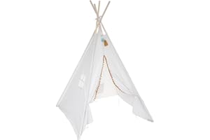 ATMOSPHERA CREATEUR D'INTERIEUR Atmosphera - Tipi Enfant Wapi - écru - peuplier H160 cm