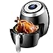 Produktbild Electric Air Fryer Cooker,1500W 3.6L Rauchlos und die Ölfrankreich-Französin Fries Maker Machine Non-stick Household Electric Food Fryer-LCD Touch Screen,EUplug220V
