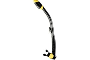 Cressi Dry Snorkel - Tuba idéal pour Le Snorkeling, l'Apnée et la Plongée - Adulte Unisex