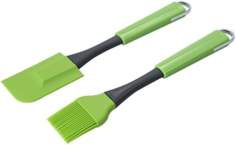 niceEshop(TM) Silicone Baking Mixing Spatula Scraper and Brush Set, 2pcs DIY Cake Baking Pastry Basting Grill Barbecue Tools