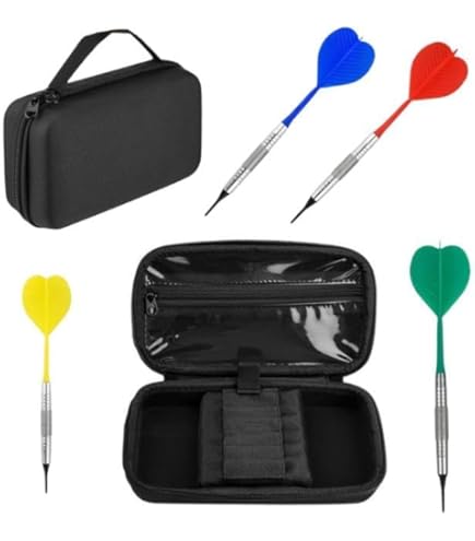 Custodia Per Freccette In EVA - Portatile, Per 6 Freccette, Con Tasche Accessori - Foto 5