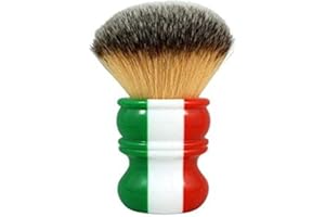 RazoRock Brocha de Afeitar Sintética Plissoft iItalian Barber 24mm, Único, Estándar, 1 unidad