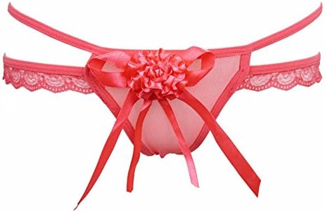 XIAOMUREN Women's underwear Women Bud silk shorts Sexy flowers pants T knickers thong breeches Candy color panti Fashion underwear Black red blue,Watermelon red