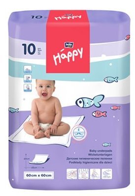 BELLA 60 X 60 CM DISPOSABLE BEDSHEETS BABY DISPOSABLE UNDERPADS CHANGING MATS 10PCS
