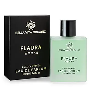 Bella Vita Organic Flaura Women Perfume Floral, Oriental And Bitter Sweet Fragrance Long Lasting Scent, 100 ml EDP
