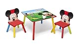 Mickey Mouse Kleiner Tisch und Stühle (Rot) - 2