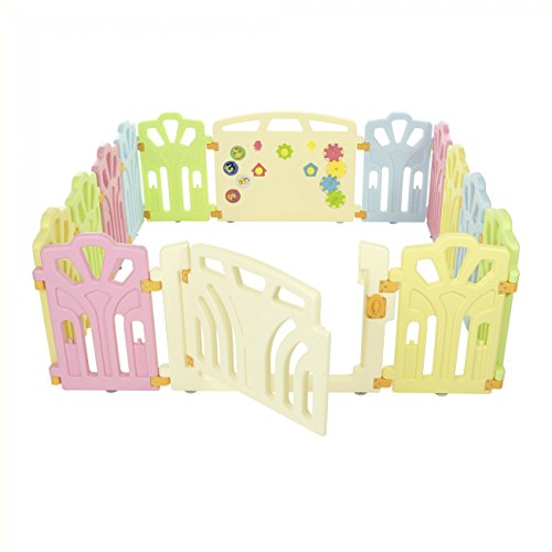 Baby Vivo playpen made of plastic with door