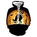 Produktbild Paar Hoodies Halloween Sweatshirt Elecenty 3D Print Langarm-Sweatshirts Unisex Digital Hooded Top Lange Ärmel Hoodie Tops Bluse