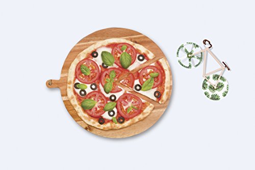 Doiy DYFIXIETR Pizzaschneider, Form: Fixie-Fahrrad, Tropical Vintage - 2