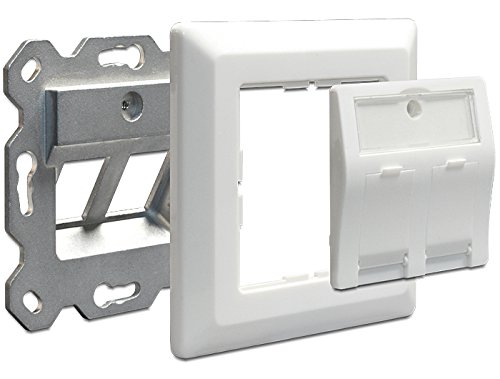 DELOCK Keystone Anschlussdose 2 Port - 2