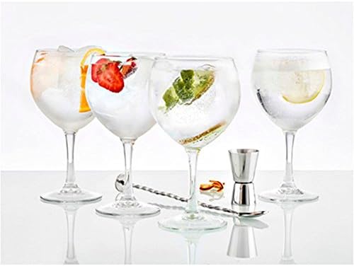 Ibili Gin Concept Gin and Tonic Kit Set inc. 6 Glasses, 1 Mixer, 1 Jigger
