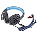 Produktbild Peanutaod Schwarz einstellbar Headset Musik Gaming Mikrofon Kopfhörer Plug and Play mit 3,5 mm für PC Laptop-Computer