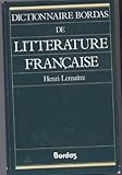 Image de Dictionnaire Bordas de littérature française et francophone