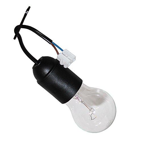 10x Klein Baustellenlicht 150W stoßfest E27 Baustellenlampe Industrielampe + Fassung mit Lüsterklemme 2-polig