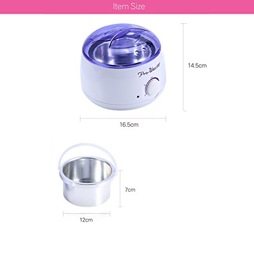 Wax Warmer Hair Removal, 500ml Black Wax Beans Adjustable Electric Temperature Wax Heater + Hard Wax Beans Tool Kits… - Image 5