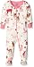 Hatley Baby Girls 0-24m Footed Coverall-Deer & Bunnies Footies, Off-White, 6-12 Months