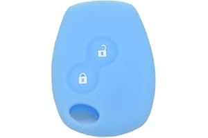 BROVACS Fassport Housse en Silicone Peau pour Femme pour Renault Dacia Télécommande 2 Boutons pour clé cv4350
