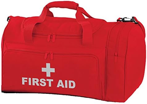 First Aid Red Holdall, Carry Bag for First Responders, Ambulance , Paramedic, Medic, Doctor
