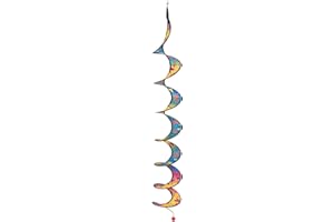 CIM Wind Chime - Twister M Butterfly - UV-Resistant and Weatherproof - Diameter 15 cm, Length 120 cm - Includes Stainless Ball Bearing Swivel Clip - Stylish Home and Garden Decoration