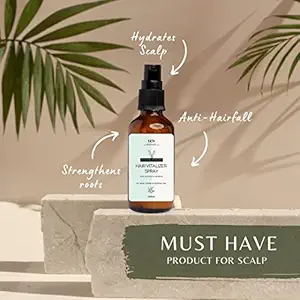 Kalya Hair Vitaliser spray | Men & Women | Hair growth Spray Hair fall control solution | Hair Strengthening solution, non sticky hair spray - The Daily morning use hair spray