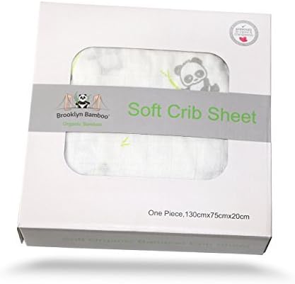 Brooklyn Bamboo Softest Organic Bamboo Fitted Crib Sheet Hypoallergenic, Breathable &amp; Cutest Of All Crib Sheets Unisex, Boy Or Girl Perfect For Baby Registry And Gift Basket Sets