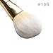 1pcs Pro Metal Techniques Brush Facial Blush Foundation Cosmetic Makeup Tool