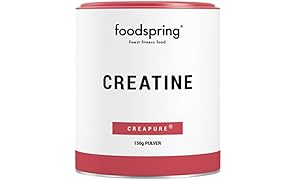 foodspring Polvere Creatina, 150g, Booster per lo sviluppo muscolare, Prodotto in Germania