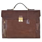 Material: Leder The Bridge Passpartout Aktentasche Leder 40 cm