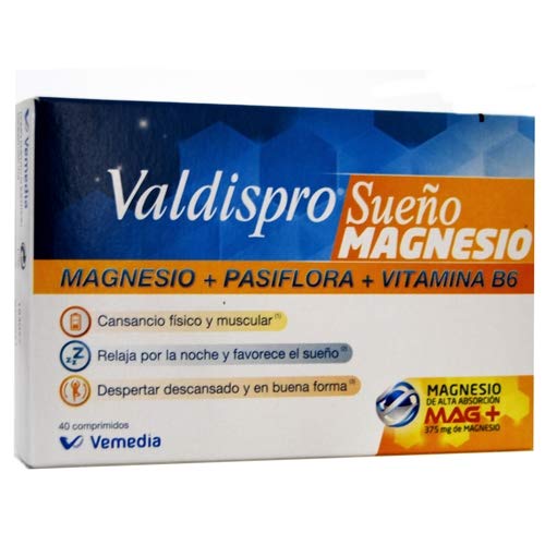 Valdispro Sueño Magnesio, 40 comprimidos.
