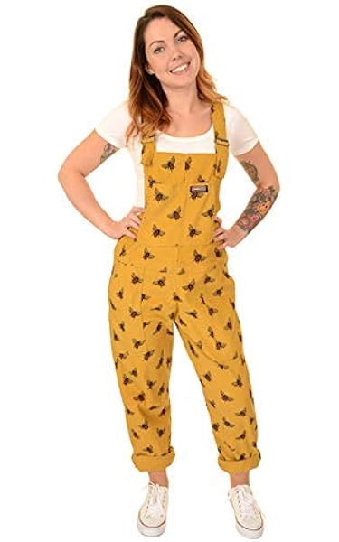 bee dungaree dress