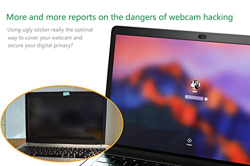 CloudValley Copertura Webcam Metallo Slider da, 0,66mm Ultra-Sottile Copri Webcam Cover per Macbook Pro, Computer Portatile, Mac, PC, Laptop, iPad, iPhone, Protezione la tua vita digitale[3 PACK]