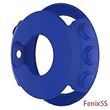 Meisijia Ersatz für Fenix ​​5S Smart Watch Fall Kratzer beständig Armbanduhr Abdeckungs-Silikon-Stoß- Shell