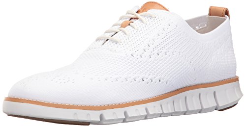 Cole Haan Zerogrand Stitchlite Oxford, Scarpe stringate oxford Uomo, Bianco (Optic White Knit/White Optic White/Wht), 45 (US12)