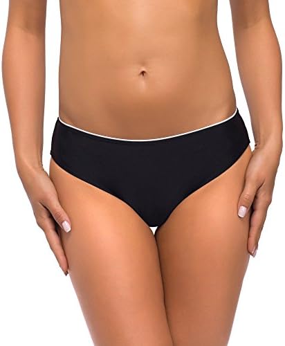 Verano Womens Bikini Bottom VR642 (Black, EU 42 = UK 14)