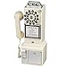 Price comparison product image 50's Style Phone US White US Phone 50's Style House Phone Telefongerät Fernsprecher Fernsprechapparat Phone Funkfernsprecher Communicator Festnetzanschluss Retro Look