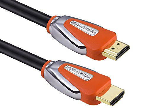 HDMI-Kabel, 15m, von FORSPARK– HDMI 2.0 (4K) – 18Gbps, 24AWG,– Für 4K/HDTV‘s, Xbox 360, Xbox One, PS3, PS4, Apple TV, TV-Empfänger, Computer, Blu Ray, Roku-kompatibel