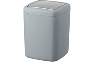 WENKO DIE BESSERE IDEE WENKO Barcelona S kosz na kosmetyki, absolutnie odporny na pękanie, 15 x 20 x 15 cm; Szary; 3 L