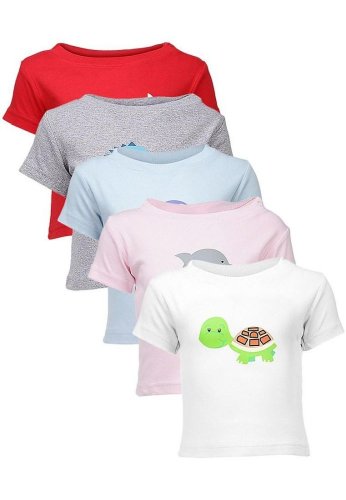 Goodway Infants Sea Theme Combo Pack of 5 T-Shirts - 12-18 Months RS.599 (73.00% Off) - Amazon