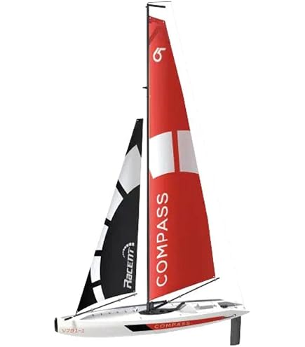 Kyosho 40042S-B Fortune 612 III Ready Set RC Sailboat Vehicle, 612