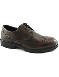IGI&Co 86751 Servicios de Prospección Elegantes Zapatos de Los Hombres de Color Marrón Bordado Punta Inglés Gore-Tex
