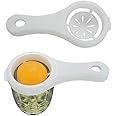 Rack Jack Reusable Plastic Egg Yolk Separator Tool (Made in India) Kitchen hack - Single Piece - White