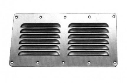 Orangemarine Grille d'aération rectangulaire INOX