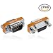 Produktbild IIEasy 9 Pin Männlich zu Weiblich Null-Modem Adapter/Stecker-Serial Pin DB9 Cable-M/W 2er Set