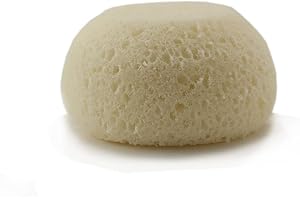 martini SPA - Massage Natural - Spugna idrofila extra soffice, poliuretano, forma tonda, 10,5x10,5x5,5 cm, beige, 14g, 1 unità