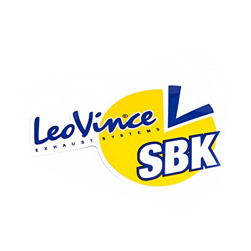 Autocollants LEOVINCE SBK Moyen Jaune