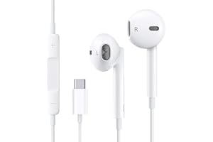 WSPLO Cuffie USB C, Cuffie Type C Hi-Fi Stereo Con Microfono Auricolari USB Type C In-Ear,Auricolari USB C per iphone 15, Samsung Galaxy S23 Ultra S22/21 A53/54,OnePlus 11/10,Google Pixel,Flip 4,P30 pro/P40
