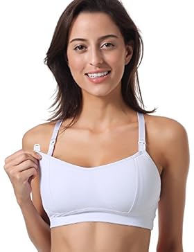 Gratlin Damen Sports Still BH - Vollschalen Clip Down Schwangerschafts BH